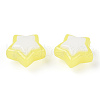 Two Tone Opaque Acrylic Beads SACR-I005-04A-01-2