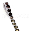Flat Round Paper Thank You Stickers DIY-C042-08A-3