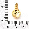 Brass Micro Pave Cubic Zirconia Pendants KK-S517-01D-G-3