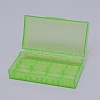 Plastic Battery Storage Box CON-WH0074-94B-2
