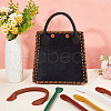   16Pcs 8 Colors PU Imitation Leather Bag Handles FIND-PH0009-90-4