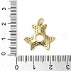 Brass Micro Pave Clear Cubic Zirconia Pendants KK-U005-01O-G-3