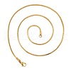 1.5mm Stainless Steel Square Snake Chain Necklaces TW4888-3-2