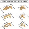 Unicraftale 304 Stainless Steel Stud Earring Findings STAS-UN0003-05G-3