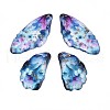 Transparent Epoxy Resin Pendants RESI-T057-30C-1