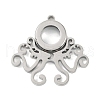 304 Stainless Stee Locket Pendants STAS-S132-02P-1