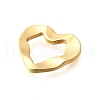 Brass Twisted Linking Rings KK-B131-14G-02-2