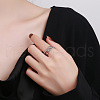 Rotatable Open Cuff Rings for Women RJEW-S402-02P-3