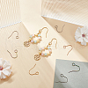 Unicraftale 56Pcs 4 Colors 304 Stainless Steel Earring Hooks STAS-UN0054-21-2