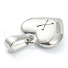 304 Stainless Steel Pendants STAS-P278-01X-P-3