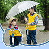 PU Leather & Cotton Name Marker Keychain AJEW-WH0514-007-5