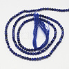 Natural Lapis Lazuli Bead Strands G-G936-2mm-22-2