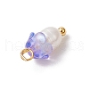 Flower Acrylic Charms PALLOY-JF03588-10-5