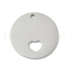 304 Stainless Steel Pendants STAS-D365-06P-1