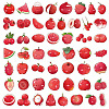 50Pcs Fruits Theme Waterproof PVC Stickers Set PW-WG6EF31-01-1
