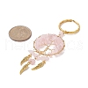 Woven Net/Web with Wing Pendant Keychain KEYC-JKC00481-01-2