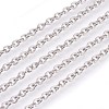 Tarnish Resistant 304 Stainless Steel Cable Chains CHS-L017-09D-1