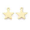 Ion Plating(IP) 304 Stainless Steel Pendants STAS-T064-78G-1