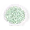 Transparent Spray Painted Glass Beads EGLA-N018-4mm-04-1