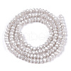 Electroplate Glass Beads Strands EGLA-A034-P1mm-A15-1-2
