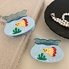 Fish Tank Cellulose Acetate(Resin) Claw Hair Clips PW-WG9A71D-01-2