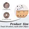 SUNNYCLUE 200Pcs 10 Styles Natural Mixed Gemstone Beads Strands G-SC0003-13-2