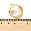 304 Stainless Steel Adjustable Cuff Rings for Women RJEW-B123-01G-04-5