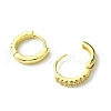 Brass Micro Pave Cubic Zirconia Hoop Earrings for Women EJEW-D111-04G-2