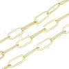 Rack Plating Brass Link Chains AJEW-Q150-06G-04-1
