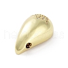 Rack Plating Brass Micro Pave Clear Cubic Zirconia Pendants KK-H474-18G-01-2