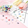 100Pcs Electroplate Glass Charms PALLOY-FZ00017-9