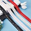 CRASPIRE 40 Yards 4 Colors Polyester Ribbon SRIB-CP0001-01-4