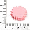 Opaque Resin Flowers Cabochons RESI-R463-02C-3