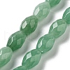Natural Green Aventurine Beads Strands G-P520-C12-01-1