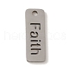 Non-Tarnish 201 Stainless Steel Pendants STAS-E217-39A-P-1