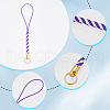 Gorgecraft 42pcs 7 Colors Braided Nylon Cord Mobile Straps FIND-GF0006-62-5