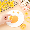 CRASPIRE 1 Set Plastic Clay Molds DIY-CP0010-78B-3