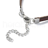 Infinity Tibetan Style Allloy Link Bracelets BJEW-JB09336-02-5