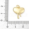 Brass Pave Cubic Zirconia Pendants KK-U062-41G-3