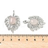 Natural Rose Quartz Pendants G-L623-04P-10-3