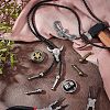 CHGCRAFT DIY Bolo Tie Making Findings Kits DIY-CA0003-75-4