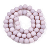 Opaque Glass Beads Strands GLAA-T032-P8mm-MD07-3