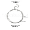 Stylish Stainless Steel Can Tab Chain Bracelets VU2400-3-3