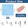 Unicraftale 60Pcs 3 Styles Rhodium Plated 925 Sterling Silver Spacer Tube Beads STER-UN0001-26P-3