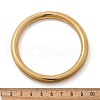 304 Stainless Steel Plain Bangles for Women BJEW-K271-01G-5