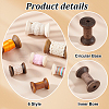   24Pcs 6 Styles Wooden Empty Spools for Wire TOOL-PH0001-82-4