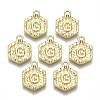 Alloy Pendants PALLOY-N157-003G-NR-1