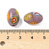 Handmade Millefiori Glass Beads LAMP-U004-02H-4