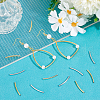 Unicraftale 300Pcs 2 Colors Brass Tube Beads KK-UN0003-08-3