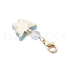 5Pcs Butterfly Alloy Acrylic Pendant Decorations HJEW-JM03280-5